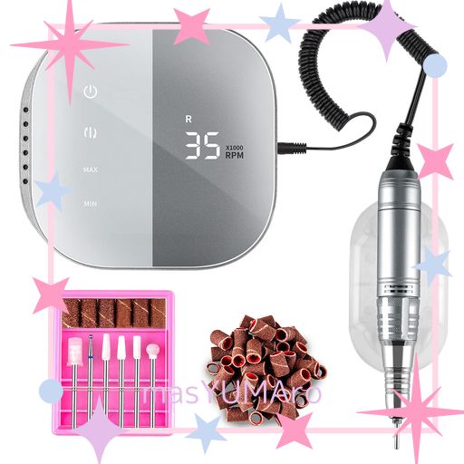 在庫処分】電気ネイルファイル ビット付き 電動ジェルネイルオフ