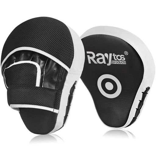 RAYTOS パンチングミット ボクシンググローブ パンチンググローブ ミット 格闘技 | 装着1秒 片手144G 左右兼用 2個セット | ボクシング キックボクシング 空手 総合格闘技 | 人間工学設計 高耐…