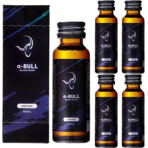 Α-BULL BLACK SHOT 50ML × 5本入り】 本番前の1本 シトルリン