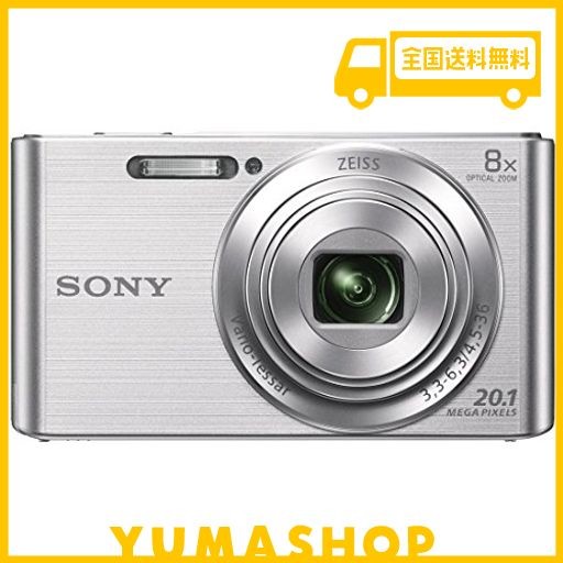 SONY(ソニー) コンパクトデジタルカメラ CYBER-SHOT DSC-W830 シルバー 光学ズーム8倍(25-200MM) コンパクトボディ DSC-W830