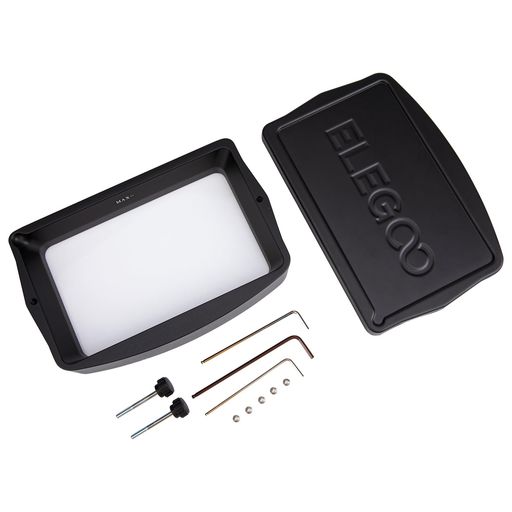 ELEGOO MARS 4 ULTRA LCD 3D プリンター用メタルレジンタンク ACF リリースライナー取り付け済み 六角レンチ付き ELEGOO MARS 4 ULTRA 用レジンバット