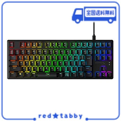 【日本語配列】HYPERX ALLOY ORIGINS CORE RGB メカニカルゲーミングキーボード テンキーレス HYPERXスイッチ ゲーマー向け メーカー2年