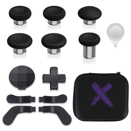 EXTREMERATE XBOX ELITE SERIES 2コントローラーに対応用13 IN 1コンビメタルキット、金属製サムスティック6本&調整ツール&方向キー2個&背面パドル4個XBOX ELITE SERIES の通販は