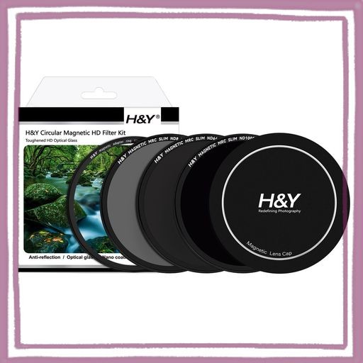 H&Y NDフィルター 82MM マグネティック ND フィルターセット マグネット式 ND8 ND64 ND1000 薄枠 帯電防止 防汚 撥水 防傷 NK82