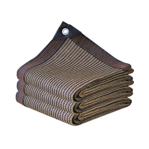 晨陽小店 遮光ネット 5M*8M 日除け シェード 屋外 農業 園芸用 紫外線から守る 高密度ポリエチレン コーヒー色 日よけシェード ベランダ 窓 カーポート ルーフ ヤード パーティーなどに最適の通販は