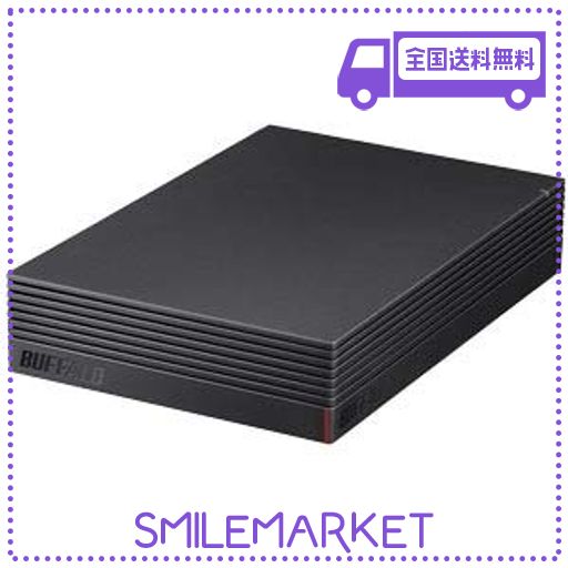 バッファロー パソコン＆テレビ録画用外付けハードディスク 2.0TBUSB3.1(Gen1)/USB3.0用 外付けHDD（ファンレス・防振・音漏れ低減）BUFFALO HD- バッファロー パソコン＆テレビ録画用外付けハードディスク 2.0