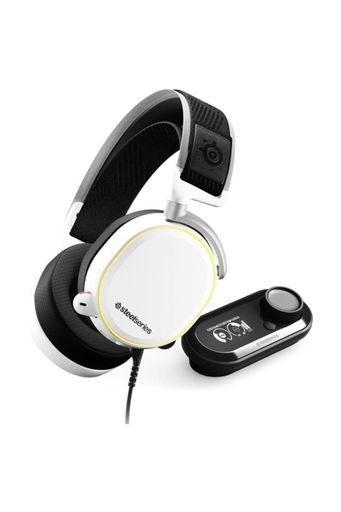 【AMAZON.CO.JP限定】GAME DAC付属 STEELSERIES ゲーミングヘッドセット ARCTIS PRO + GAME DAC 有線 ホワイト ハイレゾ MIXAMP PC PS4 P