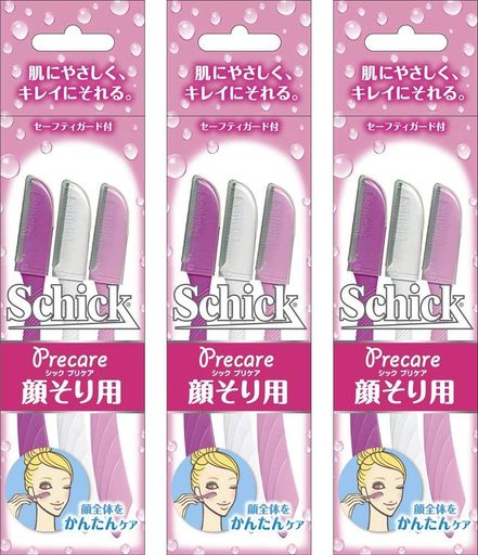 SCHICK(シック) シック SCHICK Lディスポ 使い捨て 顔そり用 3個 (X 3)