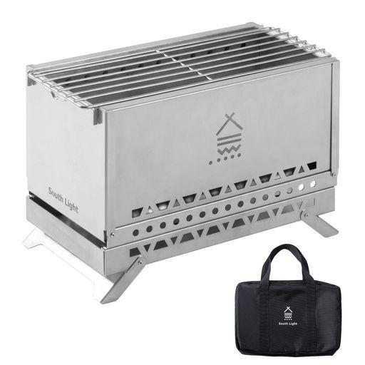 man THE BEST 全て未使用 サインキングダム】焚き火台 日本製 焚火台 二次燃焼 バーベキュー