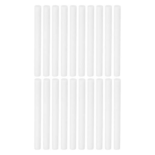 PATIKIL 加湿器コットンフィルタースティック 20個 リフィルスティックフィルター芯交換用 USBミニ加湿器用 ポータブルディフューザー 80 X 7MM ホワイト