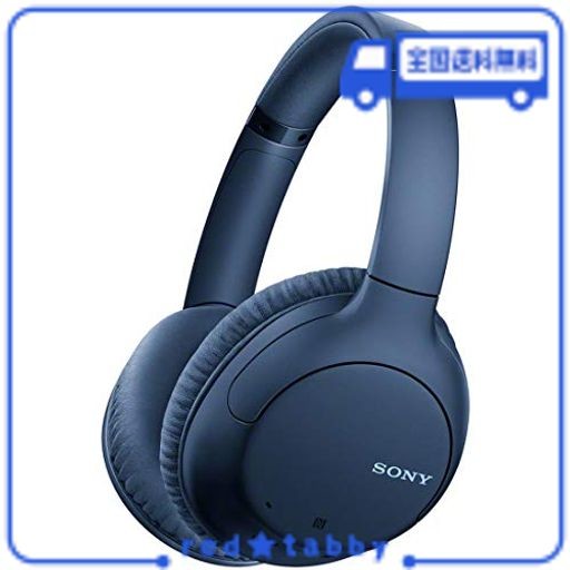 ソニー ワイヤレスノイズキャンセリングヘッドホン WH-CH710N : BLUETOOTH対応 最大35時間連続再生 マイク付き 2020年モデル ブルー WH-C