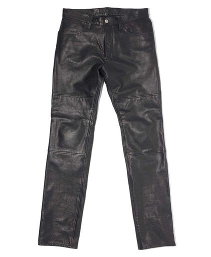 [カドヤ] バイク用 レザーパンツ LIGHT LEATHER PANTS (ライトレザーパンツ) ブラック 4Lサイズ