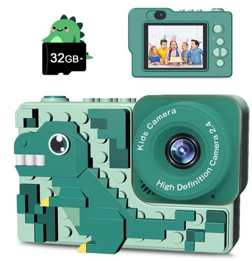 キッズカメラ 子供用カメラ 【2024新登場】 トイカメラ 4800万画素 1080P HD 動画カメラ デジタルカメラ 2.4インチIPS大画面 8倍ズーム タイマー撮影 自撮り機能 32GBカード付 知育玩具 おもちゃ …