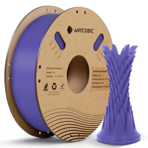 ANYCUBIC PLAフィラメント 3Dプリンター用 造形材料 PLA 高密度 高寸法精度 3Dプリンター フィラメント 環境保護 純正材料 1.75MM 寸法精度±0.02MM 目詰まりなし 真空パッケージ DIY 家庭 学校 事務…