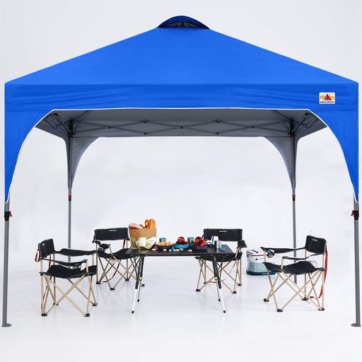 ABCCANOPY タープテント ワンタッチ 3段階調節 ベンチレーション 天井 2M/2.5M/3M アウトドア 簡単 大型 タープ テント キャスターバッグ