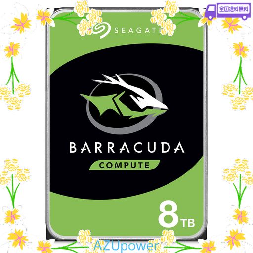 Seagate BarraCuda 3.5インチ 8TB 内蔵ハードディスクD コスパ最強の