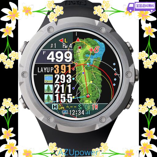 ゴルフナビ SHOT NAVI EVOLVE Α(アルファー) ブラック 1.4インチ大画面カラー液晶