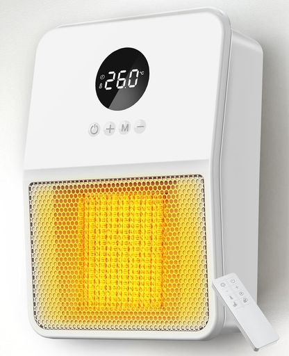 ヒーター 壁掛け 【2025新モデル・人感センサー・ECOモード・2秒速暖 ・パワフル】脱衣所 電気 セラミックヒーター 暖房器具 省エネ ヒートショック防止 熱中症対策 吊り下げ式 大風量 2段…