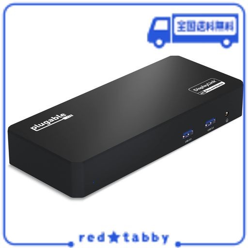 PLUGABLE 12-IN-1 トリプル 4K ディスプレイ USB-C ドッキングステーション HDMI および DISPLAYPORT、イーサネット、MAC、WINDOWS、THUN