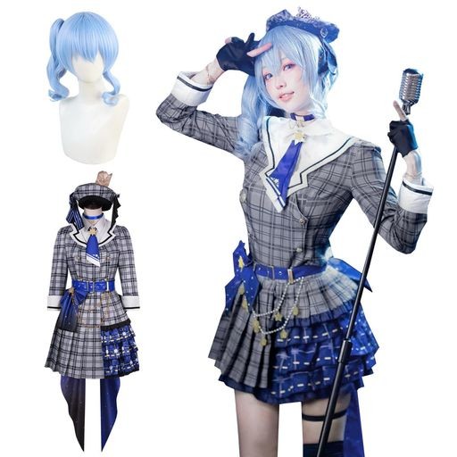 神併良品] 星街すいせい コスプレ ウィッグ付き VTUBER コスプレ衣装 大人用 仮装 文化祭 イベント LIVE2D コスチューム ステージ服 ( 星街すいせい ウィッグ付き, S)の通販はau PAY マーケット - miiyon au PAY マーケット店 | au PAY  マーケット－通販サイト