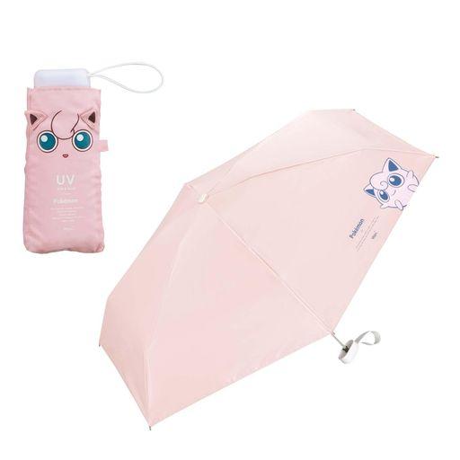 【2025】WPC. 日傘 ポケモン 遮光冒険のパートナー ミニ ピンク(プリン) ≪遮光率100%/UVカット率100%/・UPF50 /遮熱/晴雨兼用≫ 折りたたみ傘 軽量 コラボ コンパクト メンズ レディース 801-PM001-102