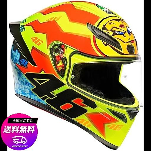 AGV(エージーブイ) バイクヘルメット フルフェイス K1 S ROSSI 2001 (ロッシ 2001) XLサイズ (61-62CM) 18394007032-XL