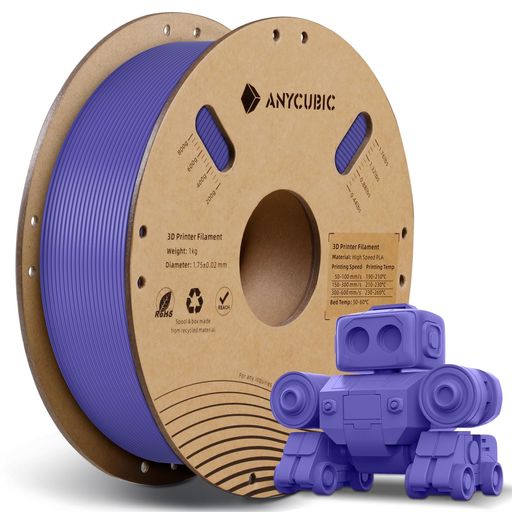 ANYCUBIC フィラメント 高速PLAフィラメント 高速3Dプリンター用フィラメント 3Dプリンター用 2個パック 造形材料 高速 高寸法精度 PLA 純正材料 1.75MM 真空パック DIY 学校 家庭用 事務所向け(1KG…