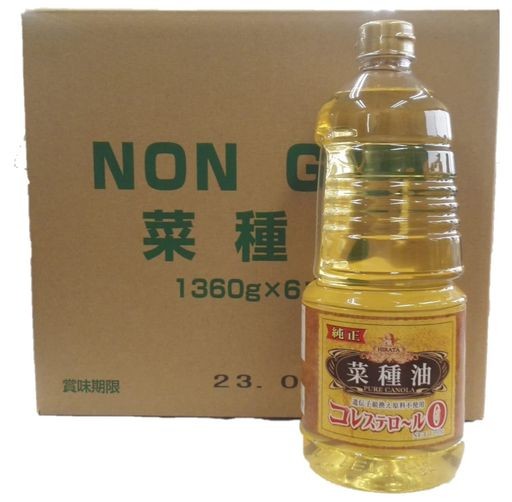 カネゲン 平田産業 純正菜種油 1360G×6本の通販は 6,862円
