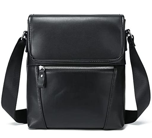 MORSUT] ショルダーバッグ 本革 メンズ 肩掛けバッグ 革 男性
