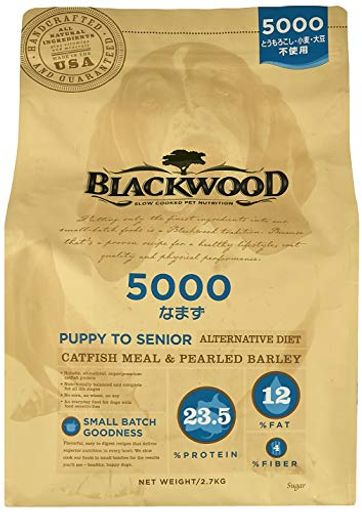 ブラックウッド ドッグフード 5000 なまず 2.7キログラム (X 1)