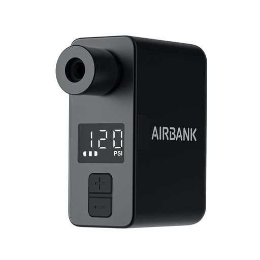 AIRBANK 小型自転車 空気入れ POCKET PRO 120PSI TYPE-C充電式 自転車用空気入れ カバー付き 124G軽量 ミニフロアポンプ 携帯ポンプ ロードバイク/クロスバイク/ママチャリ用 仏式 米式 バルブ対応
