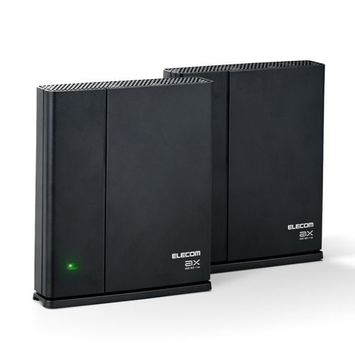 【送料無料】エレコム WIFI 無線LANルーター + 中継器 WI-FI6 1201 + 574 MBPS EASYMESHスターターキット WMC-2LX2-B