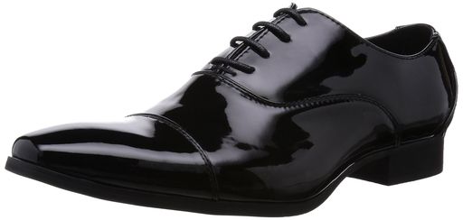 [エムエムワン] 内羽根 MPT123-1 メンズ ブラックエナメル 40(25CM)の通販は