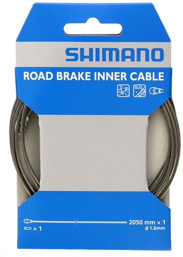 シマノ(SHIMANO) リペアパーツ ブレーキインナーケーブル ステンレス ROAD 2050MM Y80098330 ブラック