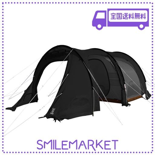 DOD(ディーオーディー) カマボコテント3S【2~3人用】 2ルームテント T3-688-BK