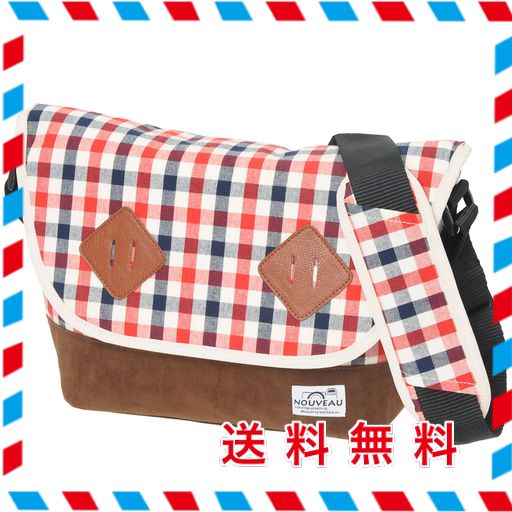 エツミ カメラバッグ ヌーボーモニカM 4.2L ネイビー/レッド E-3438