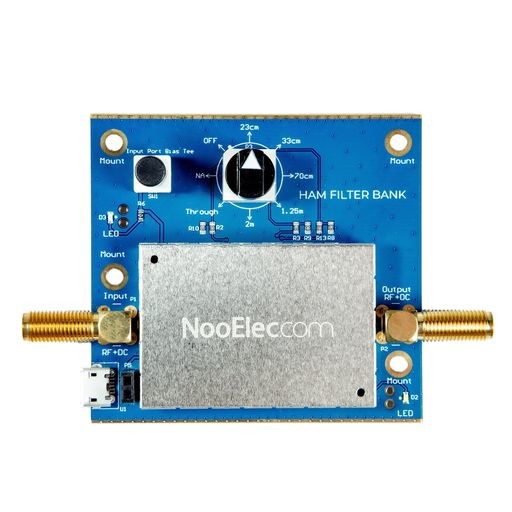 NOOELEC HAM FILTER BANK BAREBONES - 5 つの個別のバンドパス フィルターとパススルーを備えたマルチバンド ラジオ モジュール。