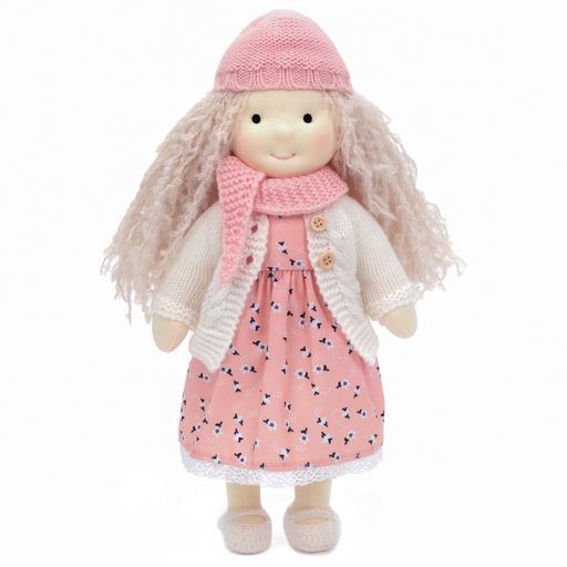 BLISSFULPIXIE ウォルドルフ人形 WALDORF DOLL 手作り人形 - JULKA 30CM 柔らかい 女の子 かわいい ぬいぐるみ 子供たちに最適な人形の通販は