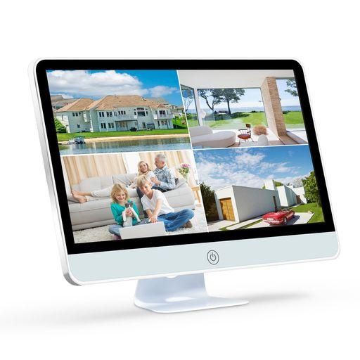 防犯カメラ用モニター 12インチ IPS液晶パネル 500万画素対応 無線録画機 防犯カメラ用モニター 12インチ IPS液晶パネル 500万画素対応