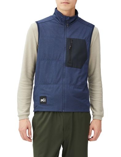 [ミレー] 化繊ベスト アルファ ライト スウェット ベスト ALPHA LIGHT SWEAT VEST M ヘザーネイビー L