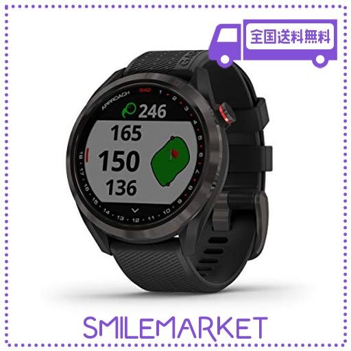 ガーミン(GARMIN) ゴルフナビ GPS APPROACH S42 ブラック【日本正規品】 010-02572-20 小