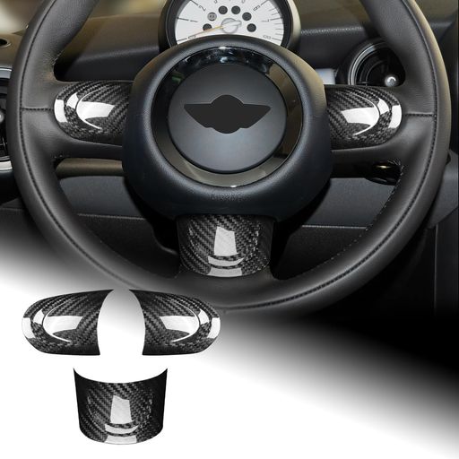 ミニクーパー R56系 カーボン調 ステアリングホイール