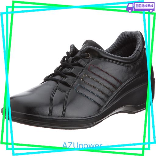 ボンステップ ウォーキングシューズ 7008 レディース クロ 24.5 3E ボンステップ] ウォーキングシューズ 7008 レディース クロ 24.5 3E