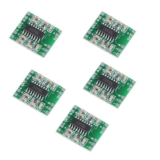 VKLSVAN 5個 PAM8403 2*3W クラスD ミニ デジタル パワー アンプボード AMP 2.5-5V入力 3W+3W 2-チャンネル