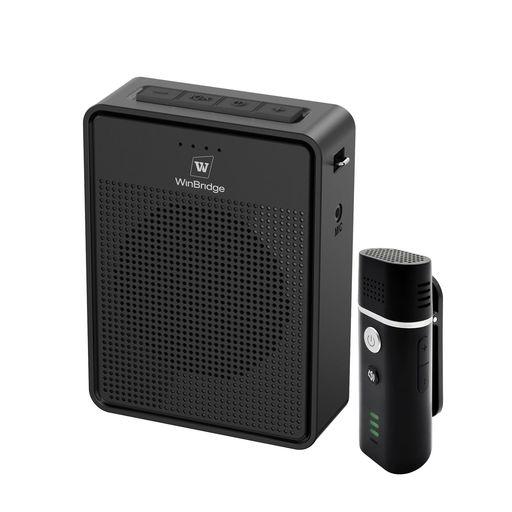 W WINBRIDGE 15W ポータブル拡声器 マイク ハンズフリー拡声器 小型
