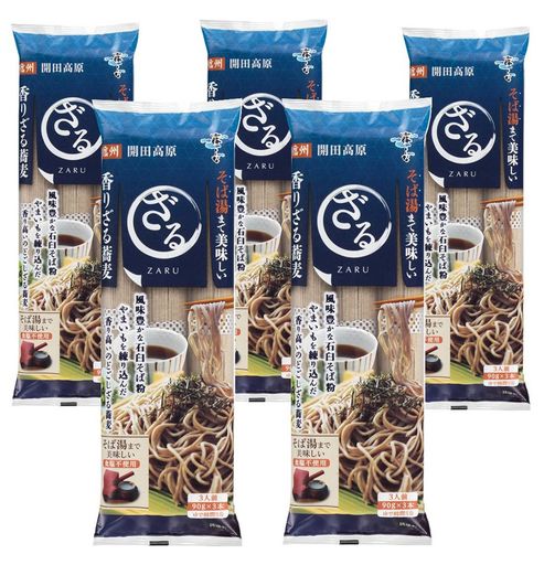 はくばく そば湯まで美味しい蕎麦 ざる 270G×5袋