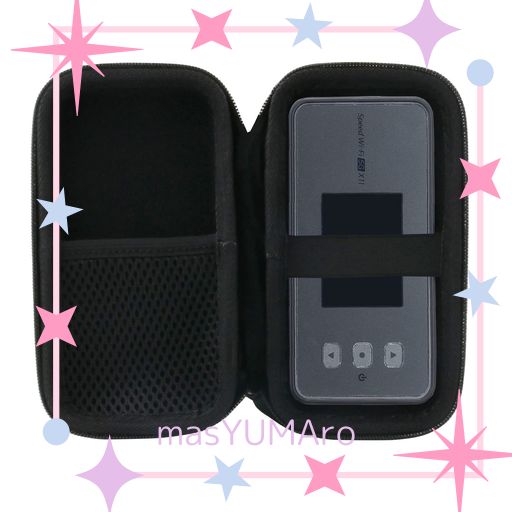 用の SPEED WI-FI 5G X11/SPEED WI-FI 5G X12 モバイルルーター対応收納ケース-WERJIA.JP