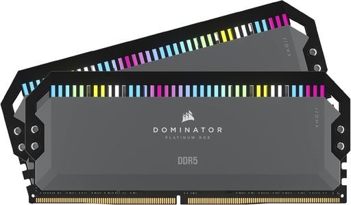 CORSAIR DDR5-5200MHZ デスクトップPC用メモリ DOMINATOR PLATINUM RGB DDR5シリーズ (PC5-41600) 64GB [32GB×2枚] CMT64GX5M2B5200Z40K