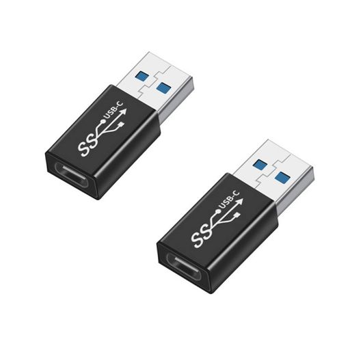 USB TYPE C (メス) TO USB A 3.0 (オス) 変換アダプタ (2個セット)YITONGXXSUN 対応 USB 3.0 高速データ転送変換 タイプC IPHONE 11 12MINI PRO MAX/MACBOOK USBケーブル