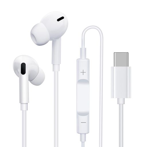 TRKIN TYPE Cイヤホン有線HIFI TYPE CイヤホンUSB Cイヤホン重低音有線イヤホンTYPE-Cクリア通話ノイズ低減装着快適マイク付き通話音量調節コンパクト適用-I-PHONE 